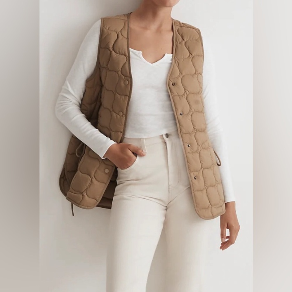 NEW Madewell Quilted Oversized Puffer Vest!!! - Picture 5 of 6